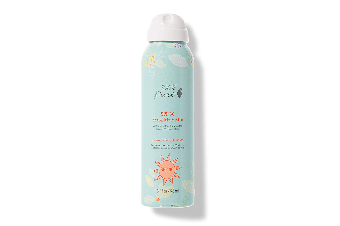 100 Pure Yerba Mate Mist Spf 30 Sunscreen Review