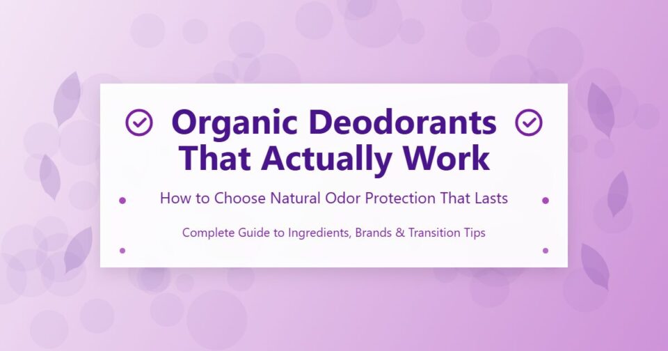 Organic Deodorant